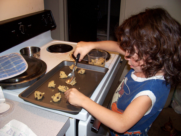 Making Chocolate Chip Cookies